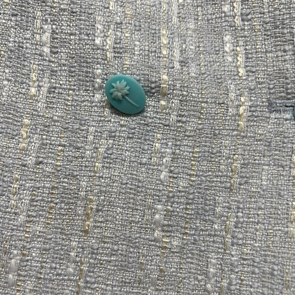 STAUD Fortuna Skirt Fog Gray White 12 - Picture 13 of 13